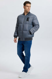 Chaqueta Hombre Bomber Gris