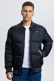 Chaqueta Hombre Bomber Negro