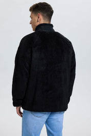 Polar Hombre Peludo Aplicación Taslán Negro