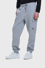 Pantalón Buzo Hombre Jogger Cargo Gris
