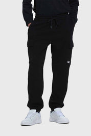 Pantalón Buzo Hombre Jogger Cargo Negro
