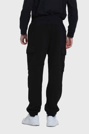Pantalón Buzo Hombre Jogger Cargo Negro