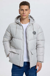 Parka Hombre Puffa Gris