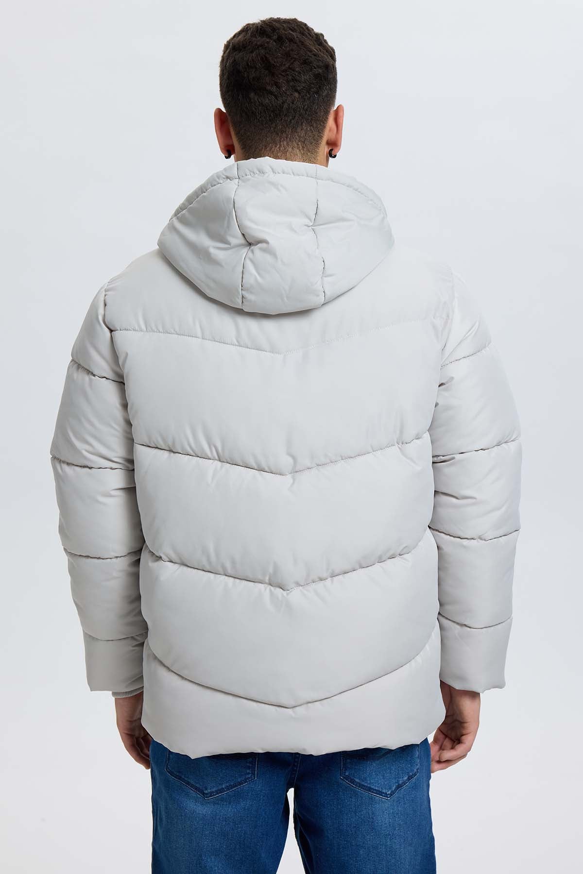 Parka Hombre Puffa Gris