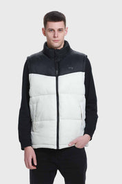 Parka Hombre Bicolor Puffa Beige