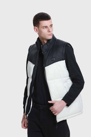 Parka Hombre Bicolor Puffa Beige