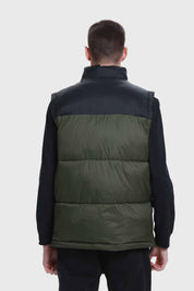 Parka Hombre Bicolor Puffa Verde