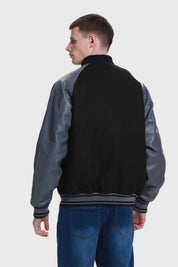 Chaqueta Hombre Varsity Negro