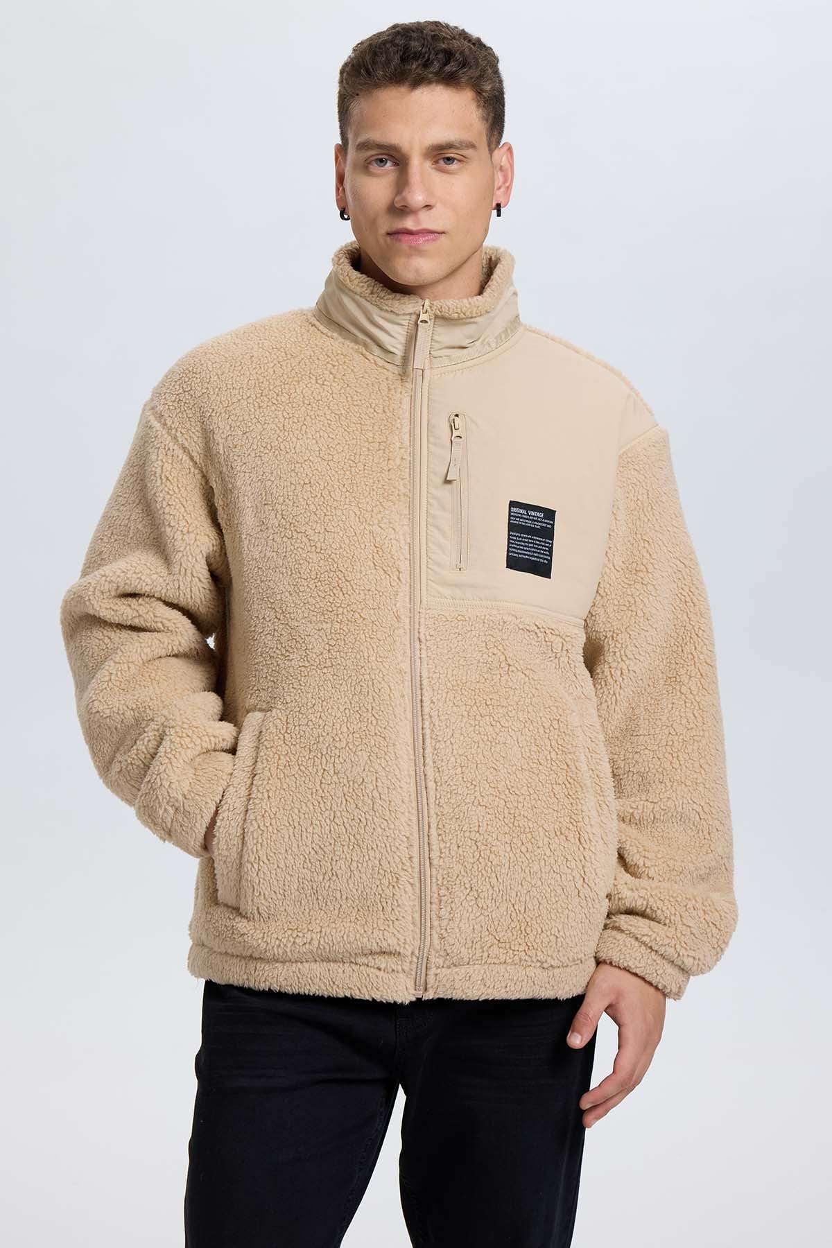 Polar Hombre Aplicación Taslán Beige