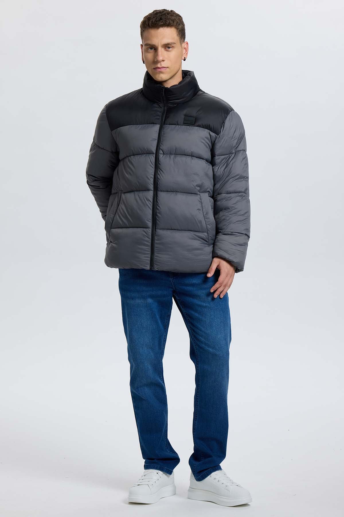 Parka Hombre Buffa Bicolor Gris