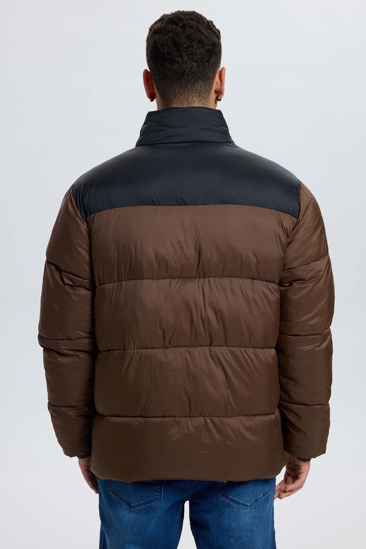 Parka Hombre Buffa Bicolor Chocolate