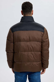 Parka Hombre Buffa Bicolor Chocolate
