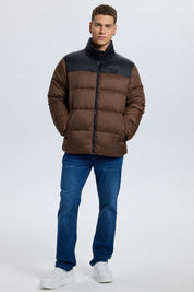 Parka Hombre Buffa Bicolor Chocolate