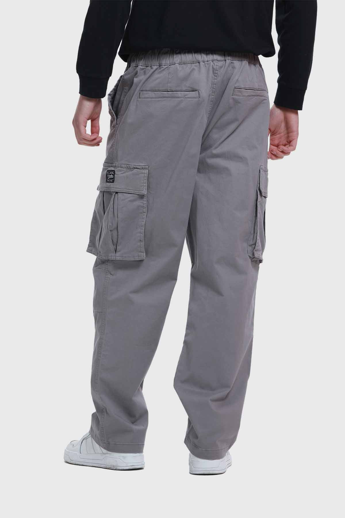 Pantalón Hombre Cargo Gris