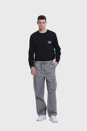 Pantalón Hombre Cargo Gris