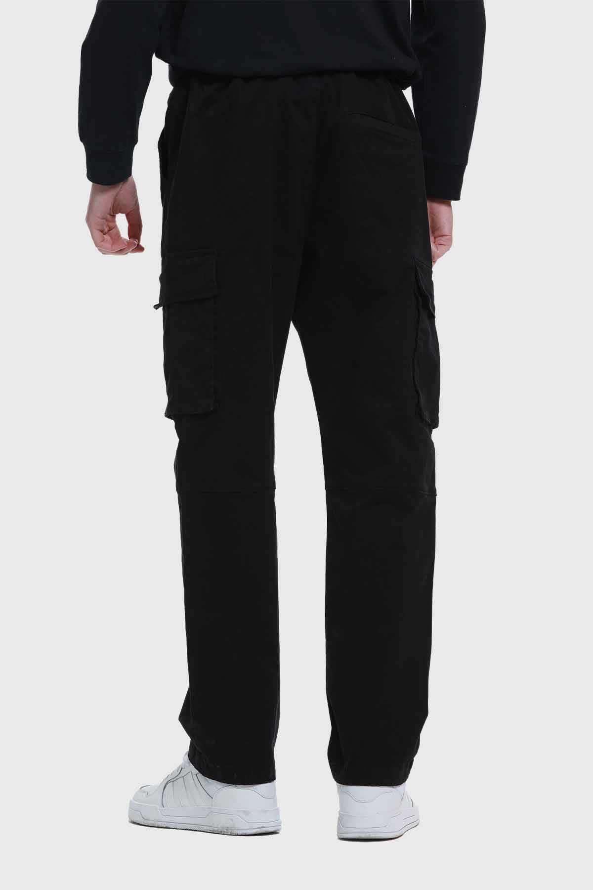 Pantalón Hombre Cargo Negro