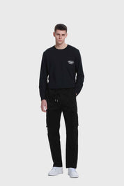 Pantalón Hombre Cargo Negro