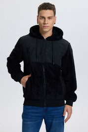 Polar Hombre Bordado Negro