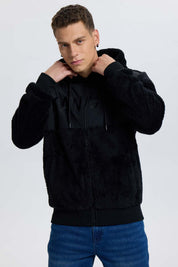 Polar Hombre Bordado Negro