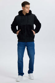 Polar Hombre Bordado Negro