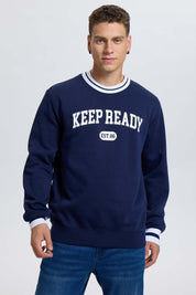 Polerón Hombre College Azul