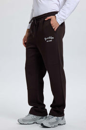 Pantalón Buzo Hombre Baggy Chocolate