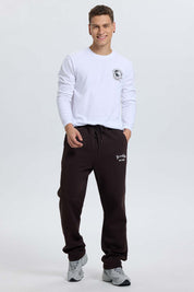 Pantalón Buzo Hombre Baggy Chocolate