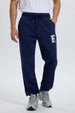 Pantalón Buzo Hombre Print College Azul
