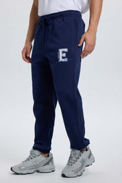 Pantalón Buzo Hombre Print College Azul