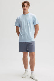 Bermuda Hombre Básico Azul Piedra