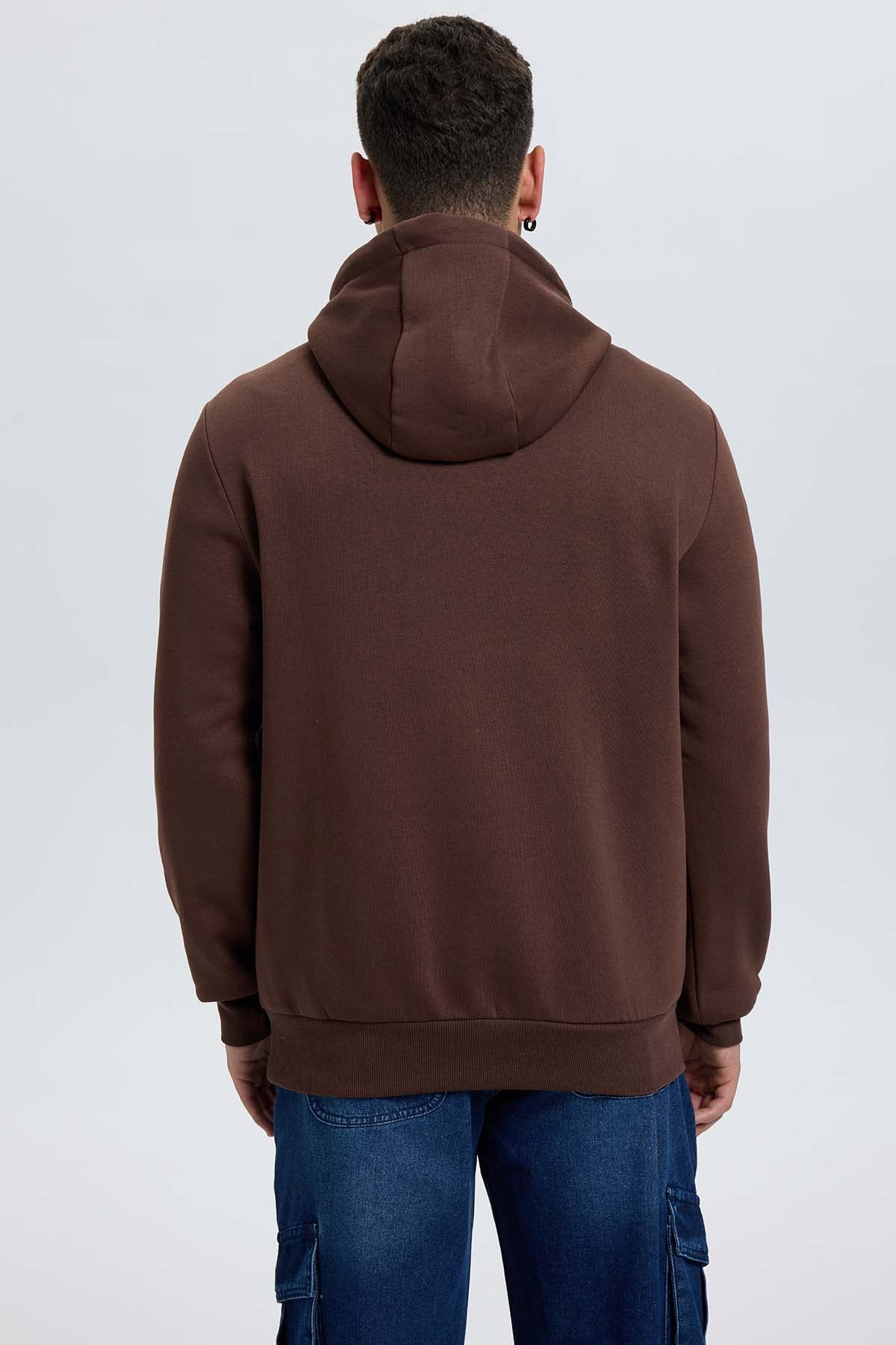 Polerón Hombre Hoodie Chocolate
