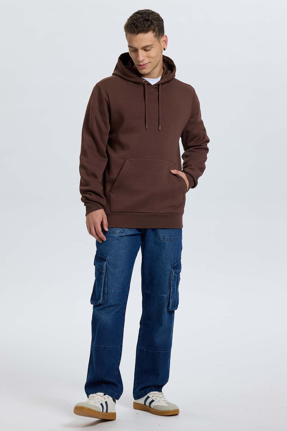 Polerón Hombre Hoodie Chocolate