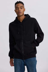 Polerón Hombre Full Zipper Negro