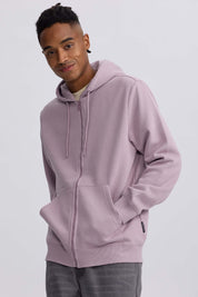 Polerón Hombre Full Zipper Malva
