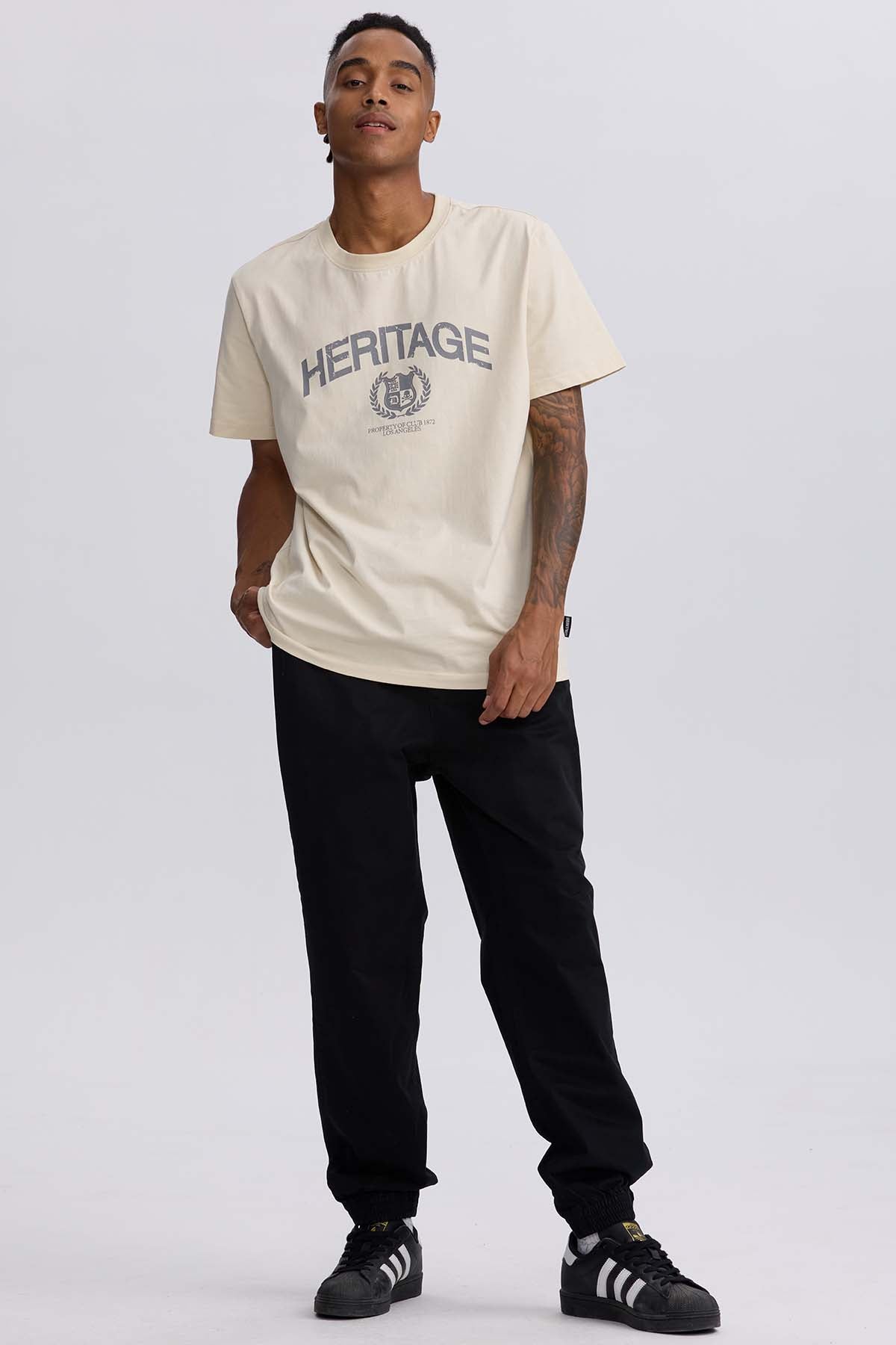 Pantalón Hombre Jogger Twill Negro