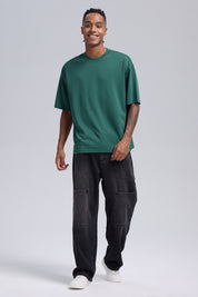 Polera Hombre Long Fit Básica Verde Claro