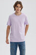 Polera Hombre Long Fit Básica Lila