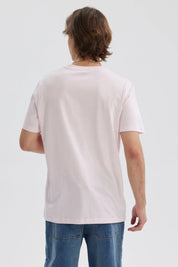 Polera Hombre Long Fit Básica Rosado