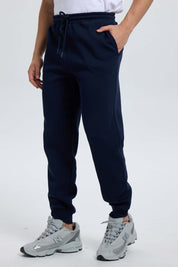 Pantalón buzo hombre jogger azul oscuro