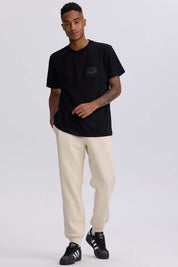 Pantalón Buzo Hombre Jogger Beige