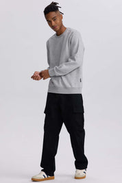 Pantalón Hombre Cargo Calce Recto Negro