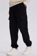 Pantalón buzo hombre cargo negro