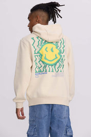 Polerón Hombre Print Smile Night Beige