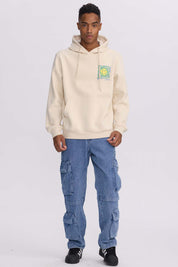Polerón Hombre Print Smile Night Beige