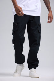 Pantalón Hombre Cargo Jogger Negro