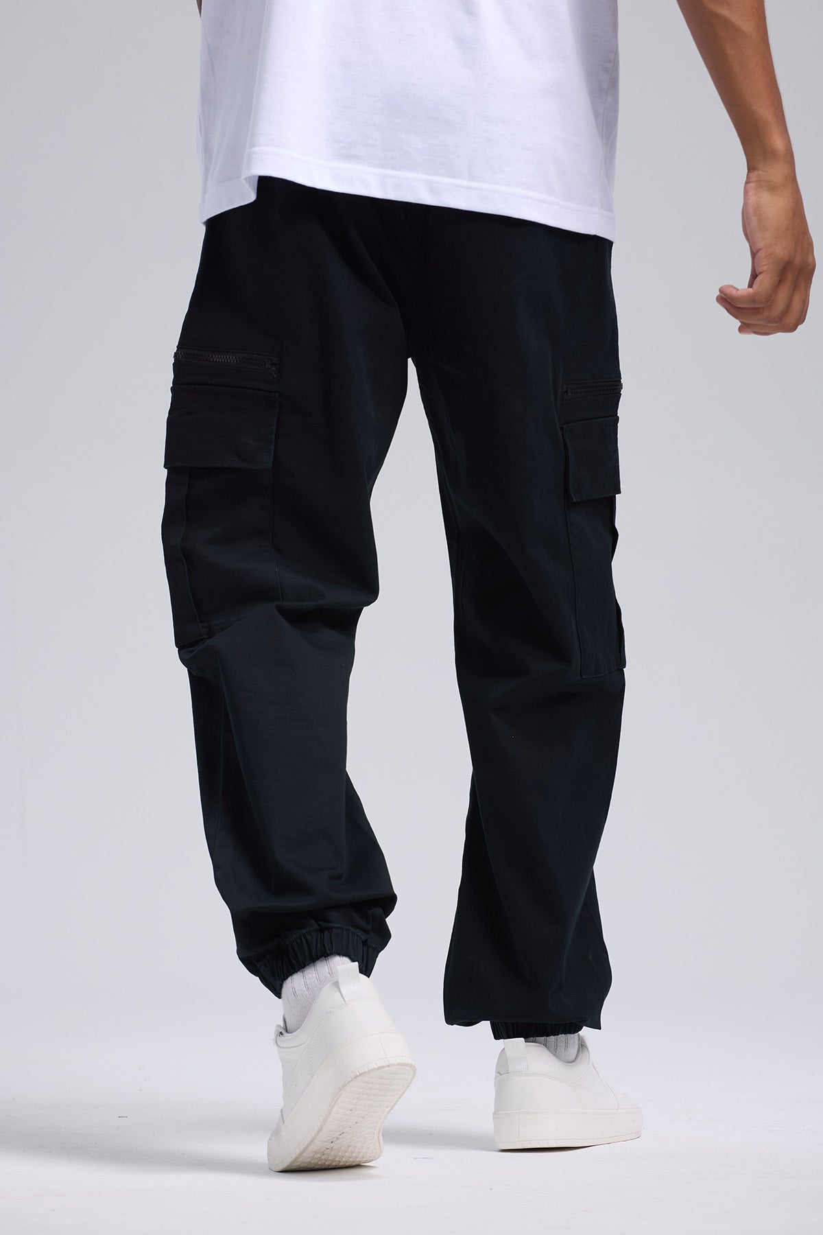 Pantalón Hombre Cargo Jogger Negro