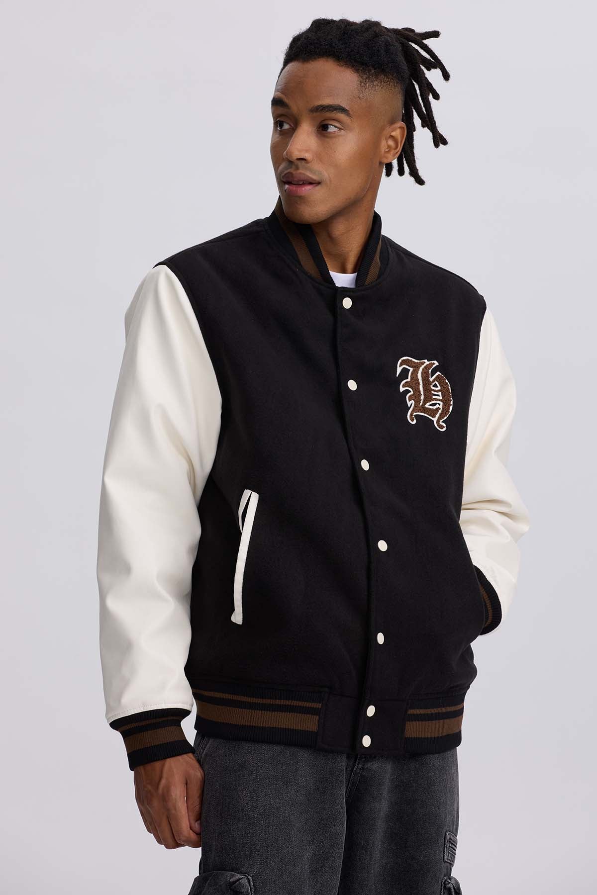 Chaqueta Hombre Versity Negro
