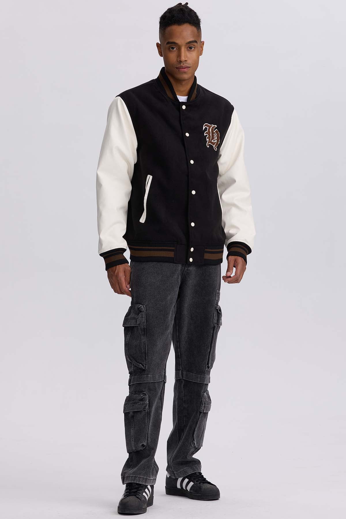 Chaqueta Hombre Versity Negro