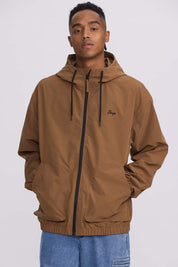 Chaqueta Hombre Cortaviento Camel