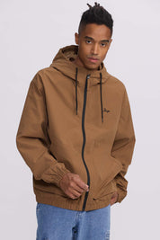 Chaqueta Hombre Cortaviento Camel